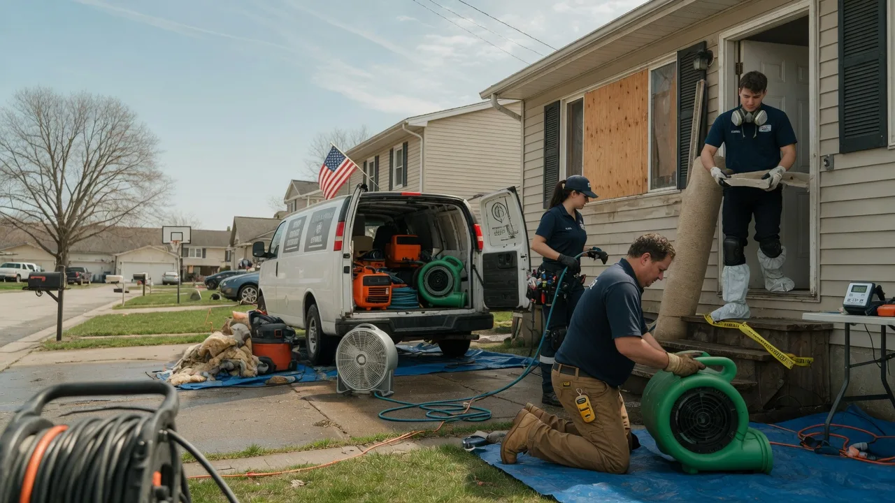 Water Damage Restoration in Briggsville, WI near me